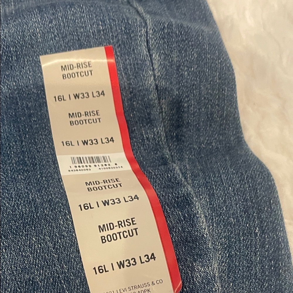 Signature by Levi Strauss Dark Blue Denim Jeans Mens 33/34 new - Picture 4 of 5
